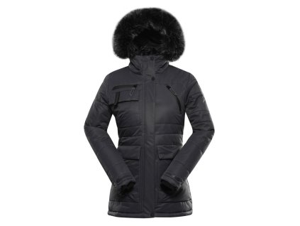 bunda dámská ALPINE PRO WERDA s membránou PTX šedá (Varianta L)
