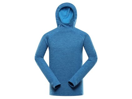 mikina pánská ALPINE PRO ROLT rychleschnoucí modrá (Varianta XS)
