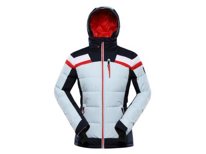 bunda dámská ALPINE PRO FERERA péřová s membránou PTX modrá (Varianta L)