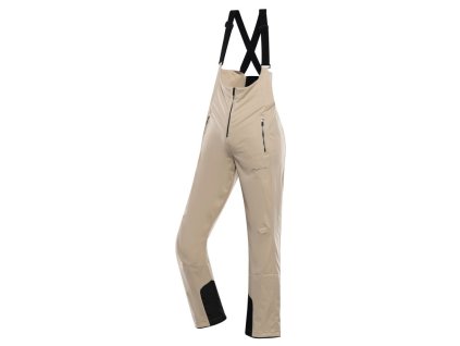 kalhoty dámské dlouhé ALPINE PRO GERANA softshellové béžové (Varianta L)