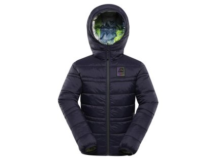 bunda dětská ALPINE PRO DOUWO HI-THERM oboustranná modrá (Varianta 104-110)
