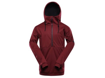 bunda pánská ALPINE PRO JARG softshellová s membránou PTX červená (Varianta L)