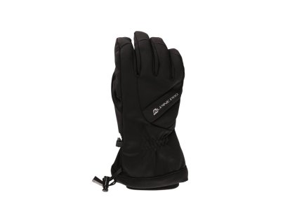 rukavice unisex ALPINE PRO OLEWE s membránou PTX černé (Varianta L)
