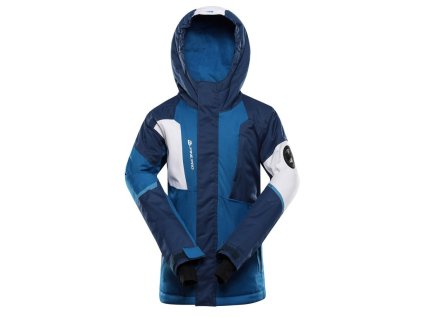 bunda dětská ALPINE PRO DEARO s membránou PTX modrá (Varianta 92-98)