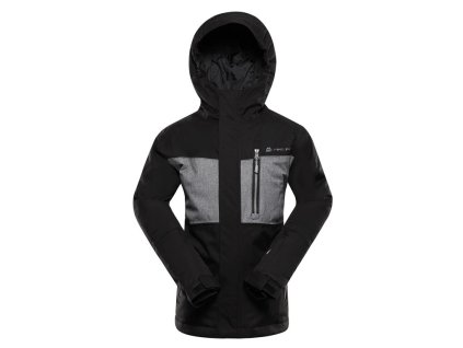 bunda dětská lyžařská ALPINE PRO COMEDO s membránou PTX černá (Varianta 116-122)