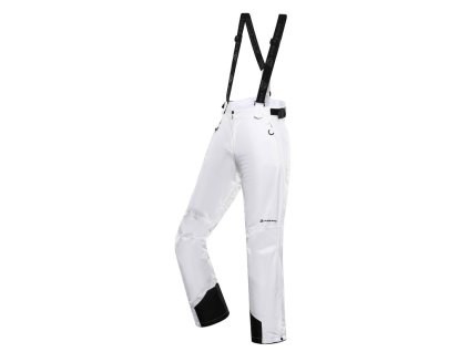 kalhoty dámské dlouhé ALPINE PRO EDESA s membránou PTX bílé (Varianta L)