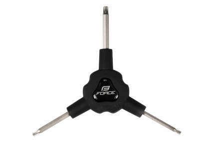 klíč Y torx FORCE trojstranný T20/ T25/ T30 černý
