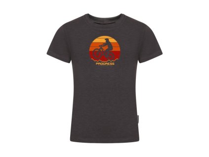triko krátké dětské Progress AROMATICO BIKER antracit (Varianta 128)
