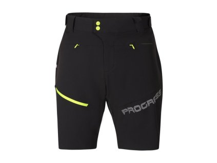 kalhoty krátké pánské Progress BOE SHORTS cyklystické černé (Varianta L)