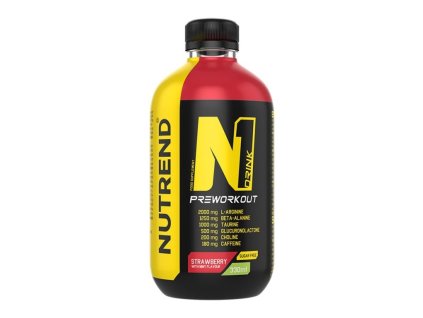 nápoj Nutrend N1 DRINK 330ml jahoda+máta exp. 05/25