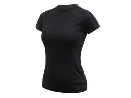 triko krátké dámské SENSOR MERINO ACTIVE NO LOGO černé (Varianta S)