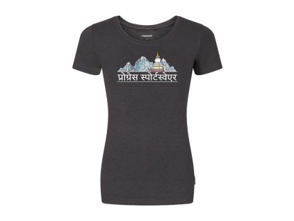 triko krátké dámské Progress AROMA NEPAL antracit (Varianta L)