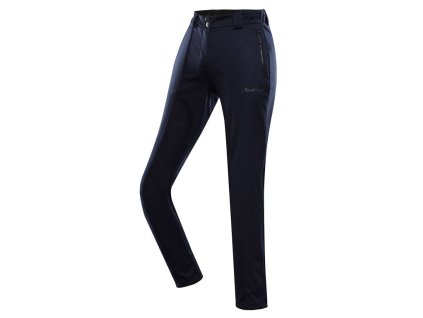 kalhoty dámské dlouhé ALPINE PRO UFEDA softshellové s membránou modré (Varianta L)