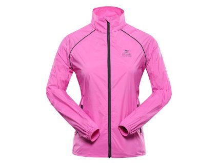 bunda dámská ALPINE PRO SPINA 2 s DWR růžová (Varianta L)