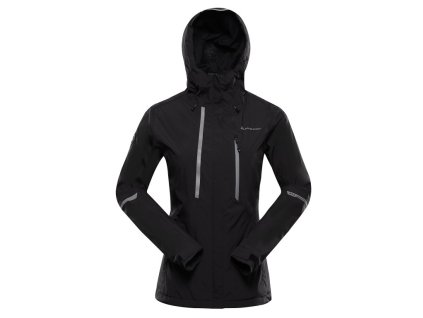 bunda dámská ALPINE PRO NOREMA 2 nepromokavá s PTX černá (Varianta L)