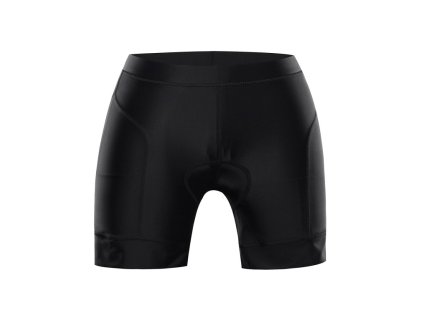 kalhoty dámské krátké ALPINE PRO ARSA cyklistické černé (Varianta L)