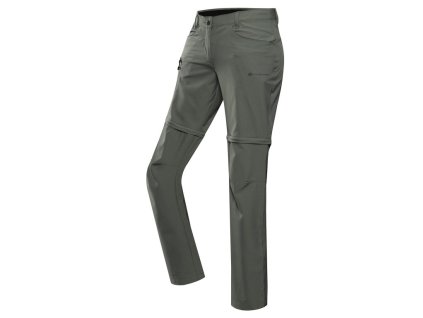 kalhoty dámské dlouhé ALPINE PRO NESCA 2 s COOL DRY zelené (Varianta 36)