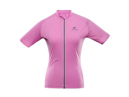 dres krátký dámský ALPINE PRO SAGENA 2 s COOL DRY růžový (Varianta L)