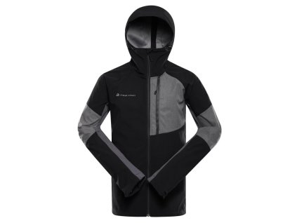 bunda pánská ALPINE PRO ESPRIT 2 softshellová s DWR černá (Varianta XXL)