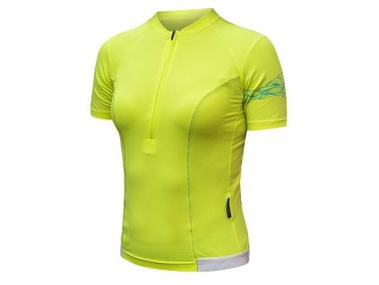 dres krátký dámský SENSOR CYKLO COOLMAX ENTRY neon žlutý (Varianta L)