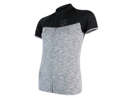 dres krátký dámský SENSOR CYKLO MOTION zip šedo/černý (Varianta L)