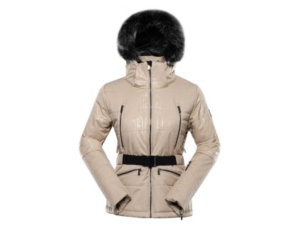 bunda dámská ALPINE PRO DAMA s membránou PTX béžová (Varianta L)