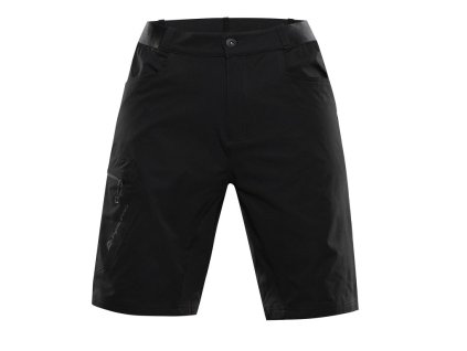 kalhoty pánské krátké ALPINE PRO ZAMB 3 rychleschnoucí černé (Varianta 44)
