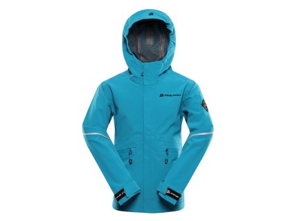 bunda dětská ALPINE PRO ZARRO s PTX modrá (Varianta 116-122)