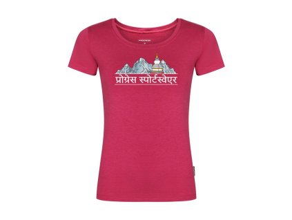 triko krátké dámské Progress AROMA NEPAL fuchsie (Varianta L)