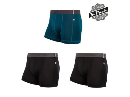 boxerky SENSOR COOLMAX TECH 3 pack černé (Varianta L)