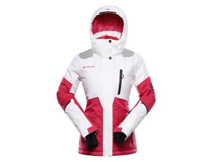 bunda dámská ALPINE PRO DEARA s membránou PTX růžová (Varianta XS)