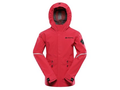 bunda dětská ALPINE PRO ZARRO s PTX růžová (Varianta 116-122)