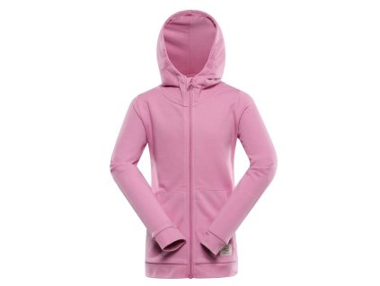 mikina dětská ALPINE PRO LOKKO bavlněná růžová (Varianta 152-158)