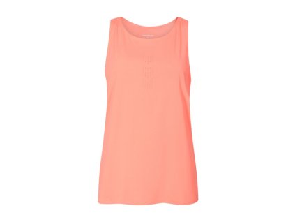 tílko dámské Progress TECHNICA SINGLET oranžový melír (Varianta L)