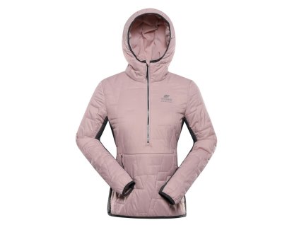 bunda dámská ALPINE PRO KAERA s impregnací růžová (Varianta XS)