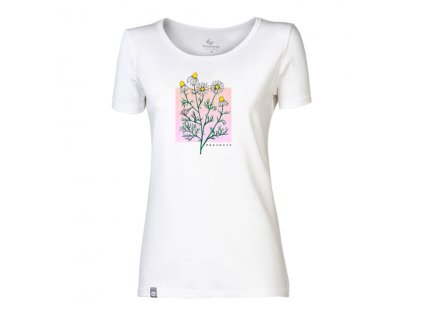 triko krátké dámské Progress SASA CAMOMILE bílé (Varianta L)