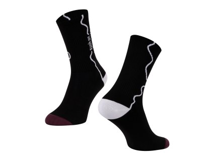 ponožky FORCE ENDLESS, černé (velikost S-M)