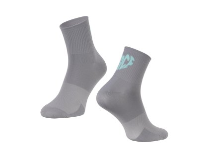 ponožky FORCE IN HEART krátké, šedé (velikost S-M)