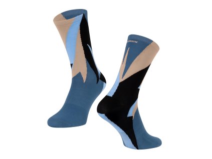 ponožky FORCE FREERIDE, modré (velikost S-M)