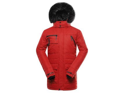 bunda pánská ALPINE PRO WERD s membránou PTX červená (Varianta 5XL)