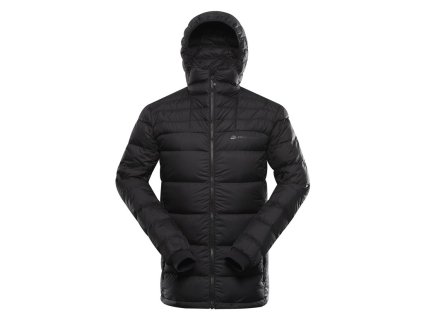 bunda pánská ALPINE PRO ROGIT péřová černá (Varianta S)