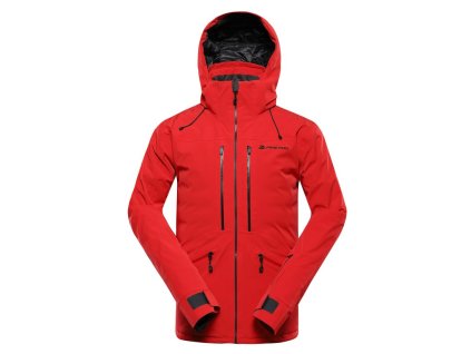 bunda pánská ALPINE PRO REAS s membránou PTX červená (Varianta S)