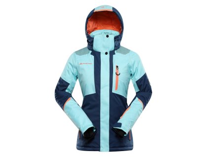 bunda dámská ALPINE PRO DEARA s membránou PTX modrá (Varianta XS)