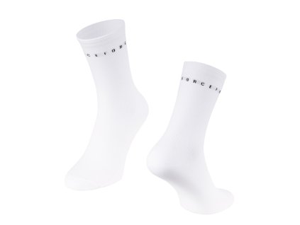 ponožky FORCE SMACK, bílé (velikost S-M)