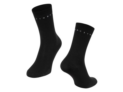 ponožky FORCE SMACK, černé (velikost S-M)