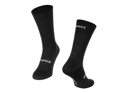 ponožky FORCE VERDONE, černé (velikost S-M)