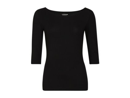 triko 3/4 rukáv dámské s bambusem Progress AKINA černé (Varianta L)