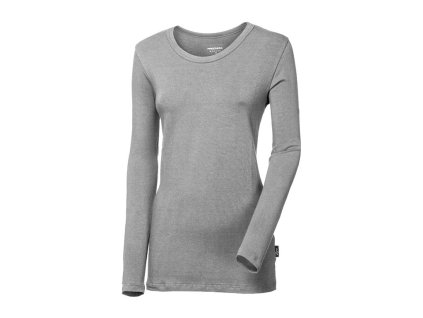 triko dlouhé dámské Progress BAMBUS LS ORIGINAL šedý melír (Varianta L)