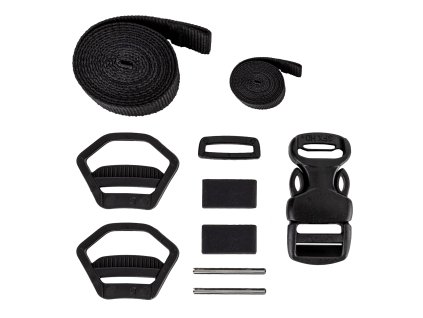 popruh pro přilbu ALVARO, černý (velikost XS-S)