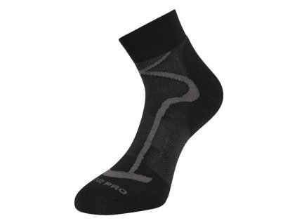 ponožky ALPINE PRO GANGE sportovní kotníkové černé (Varianta L)